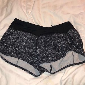 women’s Lululemon reflective speed shorts